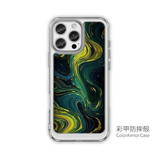 漩金夜流｜沉穩藝術系 客製化手機殼M053：圖片 4