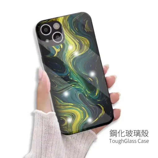 漩金夜流｜沉穩藝術系 客製化手機殼M053：圖片 6