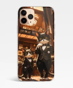 貓咪晚安大小姐手機殼設計款客製化訂製cute060