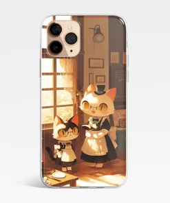 貓咪晚安大小姐手機殼設計款客製化訂製cute062