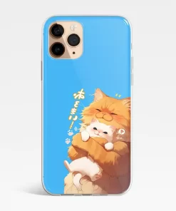 貓貓抱貓貓手機殼設計款客製化訂製cute068