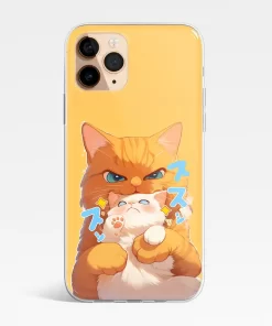 貓貓抱貓貓手機殼設計款客製化訂製cute069