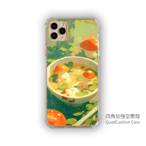 菇菇蔬活湯手機殼設計款客製化訂製IM019：圖片 2
