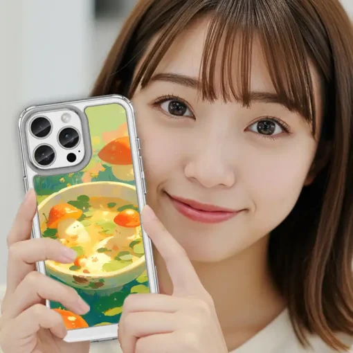 菇菇蔬活湯手機殼設計款客製化訂製IM019：圖片 5