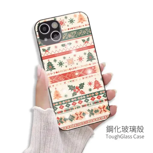 聖誕圖騰 耶誕節禮物客製化手機殼訂製 手機殼推薦N014：圖片 5