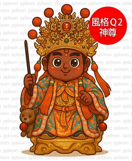 Q版-神明Q版神明卡通化可愛似顏繪風格 GQ2-神尊：圖片 11