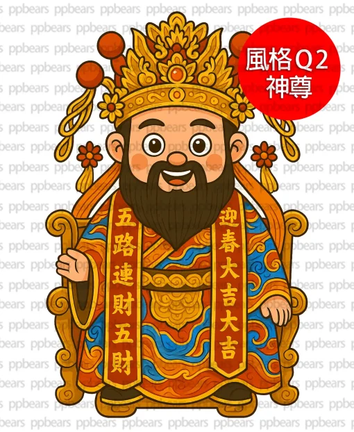 Q版-神明Q版神明卡通化可愛似顏繪風格 GQ2-神尊：圖片 17